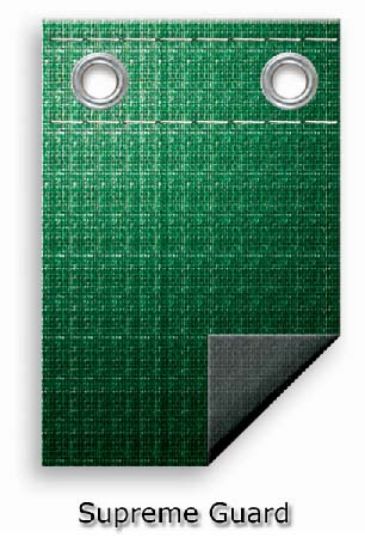Swimline Corp. 25'X40' Re Supremeguard Grn Ig Solid Winter 30' X 45' Cover Size W/ Loops And Grommets - CO123045R