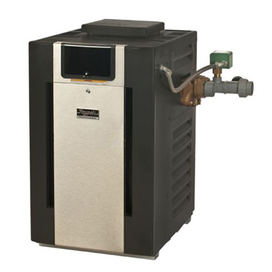Raypak 266K Btu Pro Series Asme Nat Heater Ig In / Out Resid Comm Digital Lcd W/ Brass Headers W - 13729