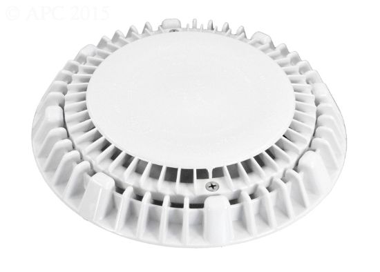 Aquastar Pool Products Inc. 8-Inch Low Profile Anti - Entrapment Suction Outlet Cover And Frame (gr With Vented Riser Ring - LP8AVWR103