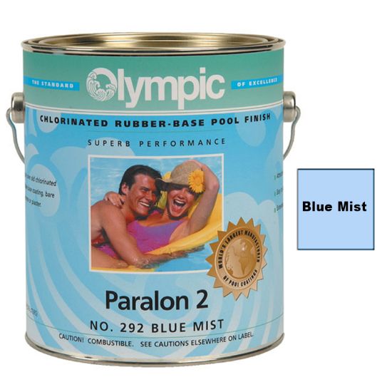 Kelley Technical Coatings Inc. 5 Gallon Paralon 2 Enamel Rubber Base Blue Mist Olympic Kelley Paint - 296 5 GALLON