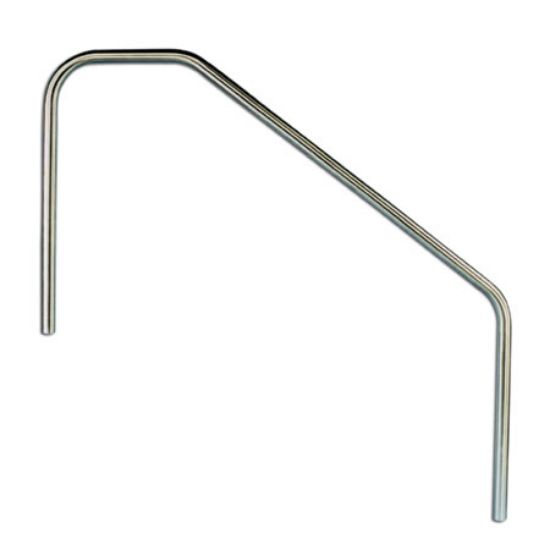 Paragon Aquatics 72-Inch 3 Bend Rail .065-Inch 1.9-Inch Od Paragon Stainless Deck To Stair - 34203