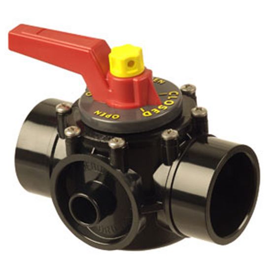 Praher Plastics Canada Ltd. 2INch / 2.5INch Skt 2 Port Swimming Pool Plumbing Valve VF2 Series Praher - OV2-2010