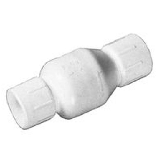 American Granby 3-Inch Skt Swing Check Valve PVC Flap Style White Flo Control - 1520-30