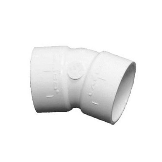Lasco Fittings Inc 2.5-Inch Skt 22.5 Elbow Schedule 40 - 465-025