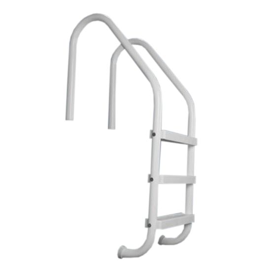 Saftron Manufacturing Llc 3 Step Ig Polymer Ladder Black Saftron With Matching Escutcheons - P-324-L3BK