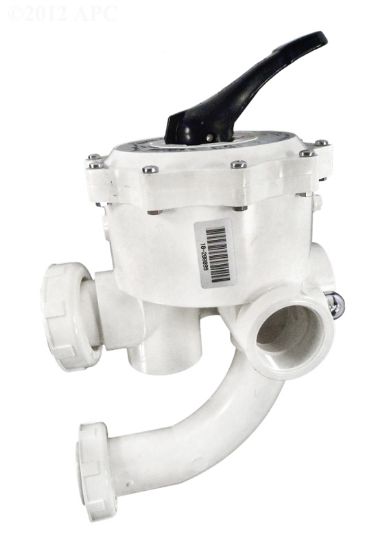 Pentair 2IN Skt Mp Bw Valve Plumbed Side Mnt FNS FNS PLUS Nsp D.E. 6 Pos White Bulkhead Fittings W/ - 261152