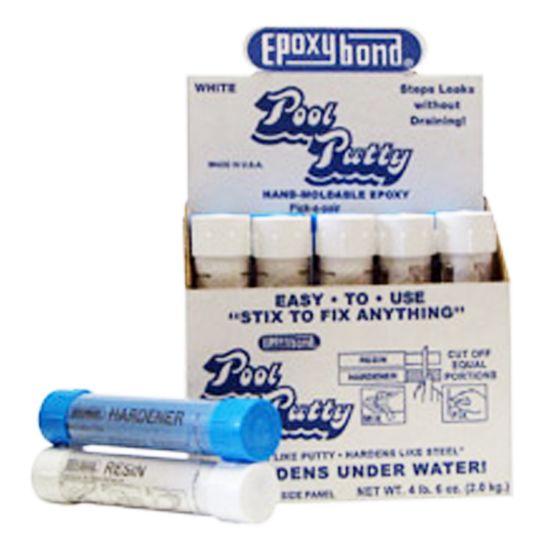 Atlas Mineral & Chemical Inc 5X1 Pool Putty White Box - 530318
