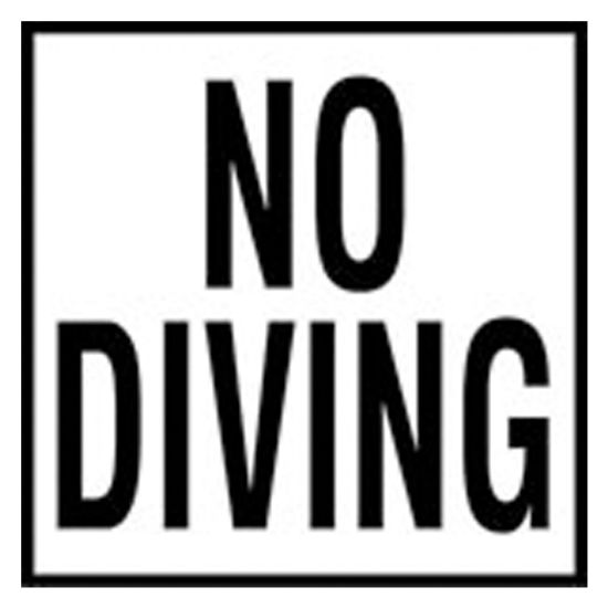 Inlays Inc 6-Inch No Skid Ceramic No Diving Tile Mg Series Inlays Info Tile - C621501
