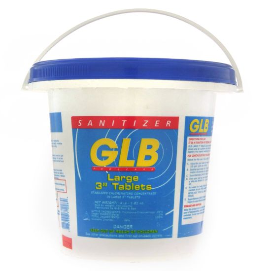 Advantis Technologies 4 Lb 3-Inch 7 Oz Chlorine Trichlor Tabs 8/CS Glb - 71228A