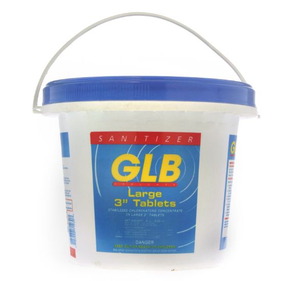 Advantis Technologies 8 Lb 3-Inch 7 Oz Chlorine Trichlor Tabs 4/CS Glb - 71230A
