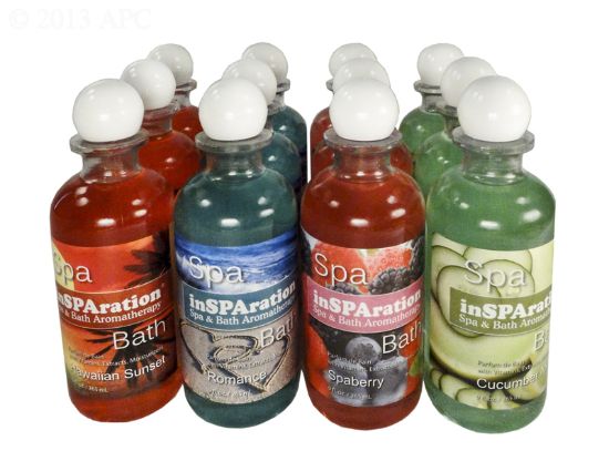 Insparation 9 Oz Inspa Fragrances Asst B 12/CS Inc 3 Each Cucumber Hawaiian Romance Spaberry