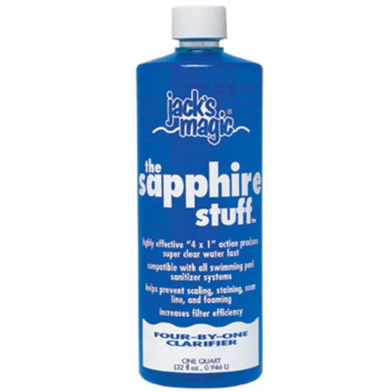 Jack'S Magic Products Inc. 4 Oz The Sapphire Stuff Clarifier 2 Pop Displays 36/EA Jacks Magic - JMSAPPHIRE04POP MASTER CASE
