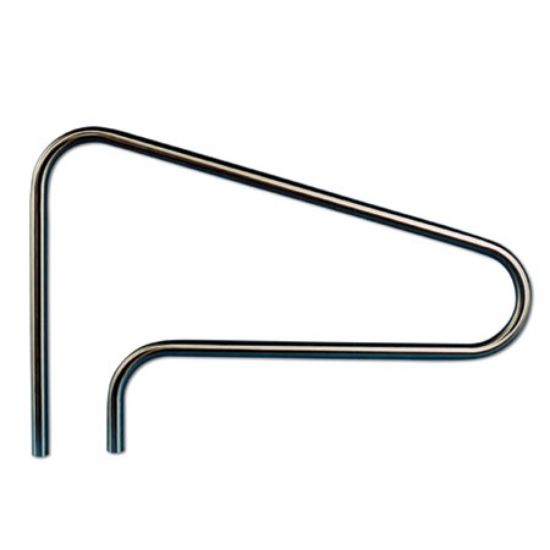 Paragon Aquatics 54-Inch 3 Bend Rail .065-Inch 1.9-Inch Od Paragon Stainless Deck Mount - 34303