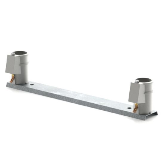 Perma-Cast 4-Inch Anchor Socket Channel Set 20-Inch Center Permacast Plastic Socket - PC-4020-P