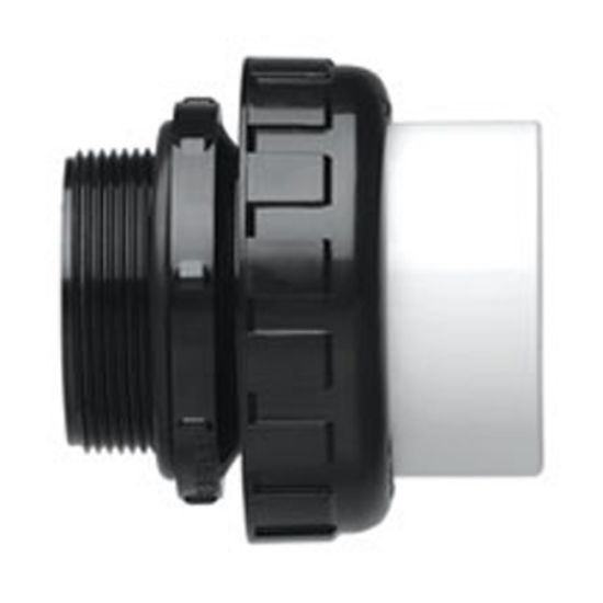 Praher Plastics Canada Ltd. 2-Inch Mpt X Skt Swimming Pool And Hot Tub Pump High Temperature Unions Praher - 200-906