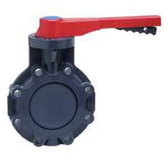 Spears Manufacturing Co 2-Inch PVC Butterfly Valve With Handle Spears - 722311-020