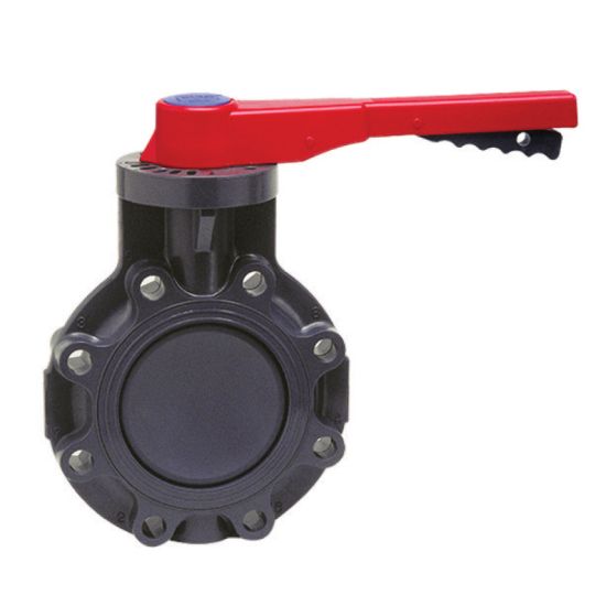 Spears Manufacturing Co 3-Inch PVC Butterfly Valve With Handle Spears - 722311-030