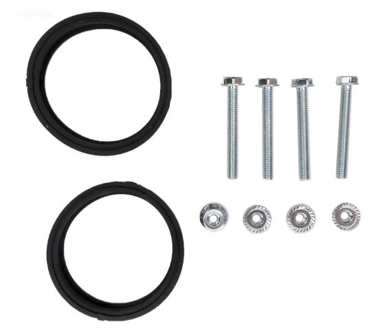 2-Inch White Valve Replacement Seal Kit Santoprene 2 Seals Nuts & Bolts Bagged Valterra - 1002-9PB