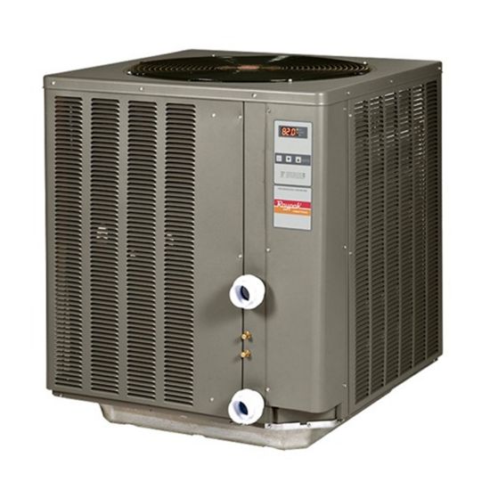 Raypak 50K Btu 30 AMP R2350TIE Heat Pump Ahri 208 V 230 V 2.7 KW Input Titanium 5.5 Cop 15 - 60 Gpm - 13597