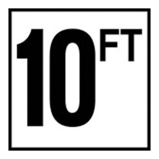 Inlays Inc 6-Inch No Skid Ceramic Tile 10 Ft - C620092
