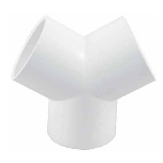 Custom Molded Products Inc. 2-Inch 3 - Way Wye (2-Inch Slip X 2-Inch Slip X 2-Inch Slip - 21004-000-000