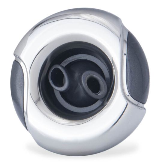 Custom Molded Products Inc. 300 Typhoon Jet Internal 3.25-Inch Twin Roto Drk GRAY/Stainless Steel Crown - 23436-032-700