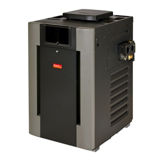 Raypak 266K Btu Asme Nat In / Outdoor Heater Ig Comm Glass Lined Cast Iron Headers W/ Digital Lcd - 9269