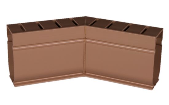 Stegmeier Corporation 45 Degree Deck Drain Angle Tan Each Stegmeier - D4T