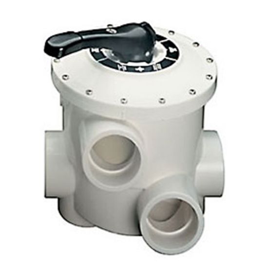 Praher Plastics Canada Ltd. 2-Inch Fpt Multi Port Valve Side Mount All Ports Open Praher - SM-20-AO