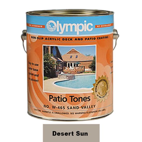 Kelley Technical Coatings Inc. 5 Gallon Patio Tone Desert Sun Deck Coating Olympic Kelley - 463 5 GALLON