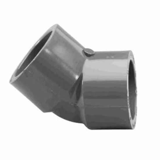 Lasco Fittings Inc .25-Inch Skt 45 Elbow Schedule 80 Gray - 817-002