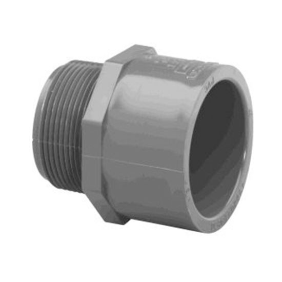 Lasco Fittings Inc 2.5-Inch Mptxs Male Adapter Cpvc Sch. 80 - 9836-025