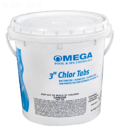 Qualco Inc 8 Lb 3-Inch Chlor Tabs Case Of 6 - 36108