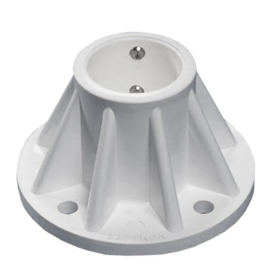 Saftron Manufacturing Llc 3-Inch Surface Mounting Base Biege - SB-3B