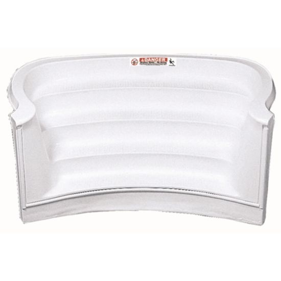 Latham Pool Products Inc. 8' Curved Ig Step White Triac Bullnose - STP89P