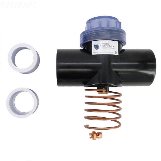 Custom Molded Products Inc. 2"-2.5" Pool Defender Inline Swimming Pool Zinc Anode Pool Bond Cmp Brand 25810-400-050