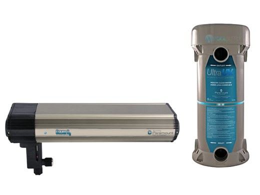 Paramount ClearO3 203V Ozone Oxidizer + Ultra UV2 Ultraviolet Sanitizer, 1 UV-C Lamp 230V UV2