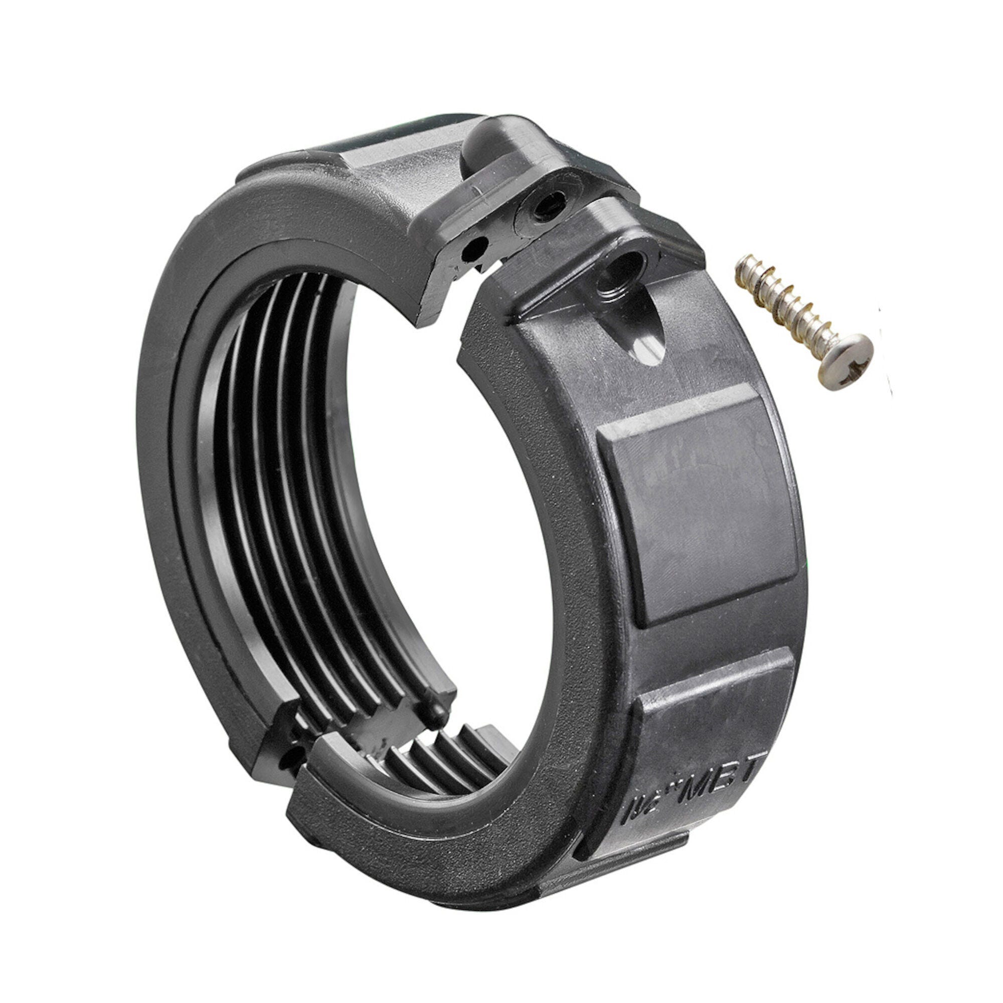 Heater Split Nut | -1/2″FBT, Large Flange w/ Screws | 0121108015