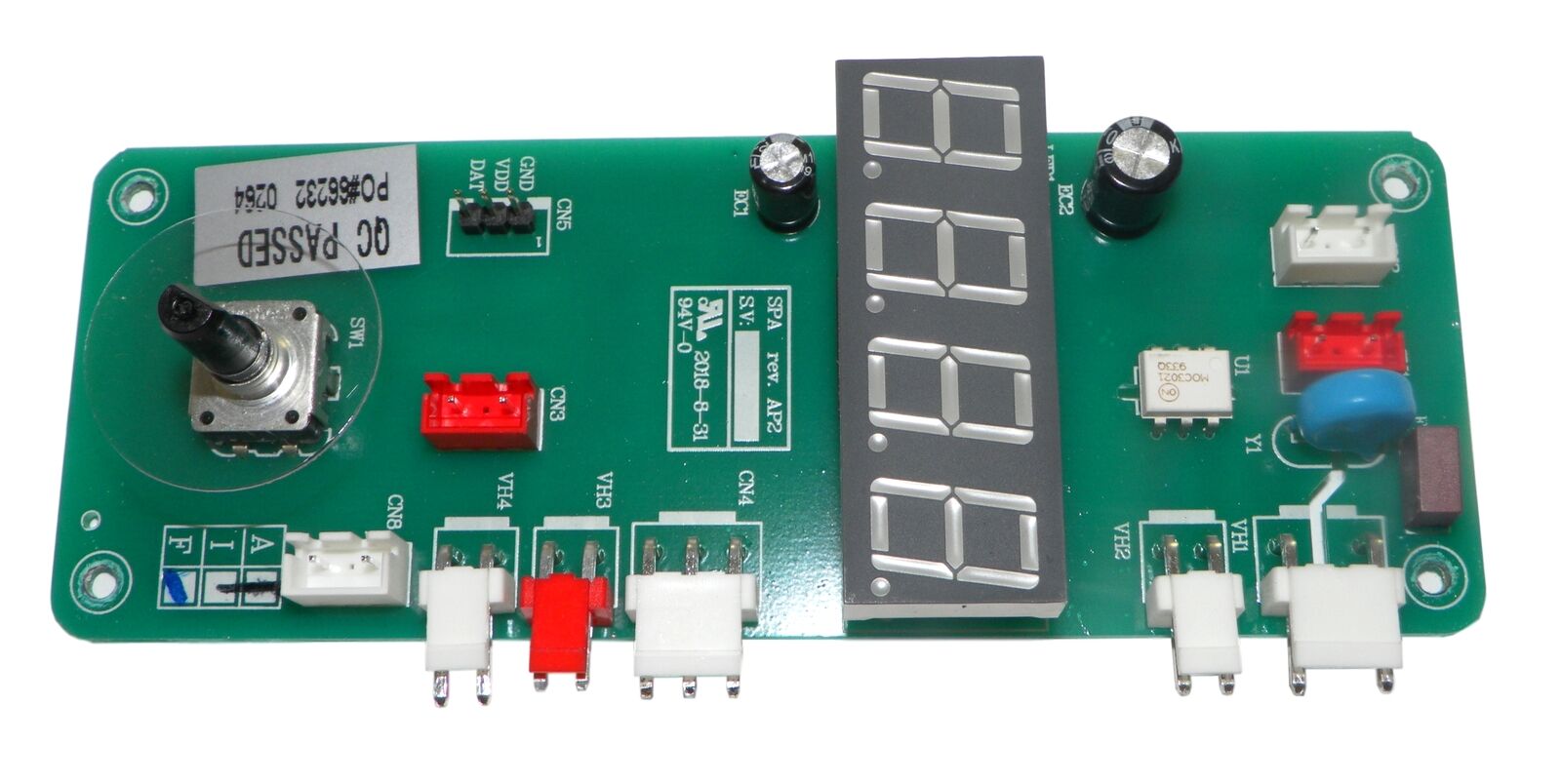 Raypak ELS Circuit Board w/ LED Display - 017145F