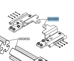 Cover-Pools 060680 Glider & Arm Adjustable QA Under Fastener Set for Pool Covers