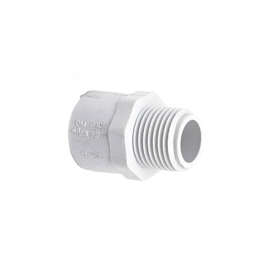 Lasco Fittings INC 2.5In MPT X Skt Male Adapter Schedule 40 - 436-025