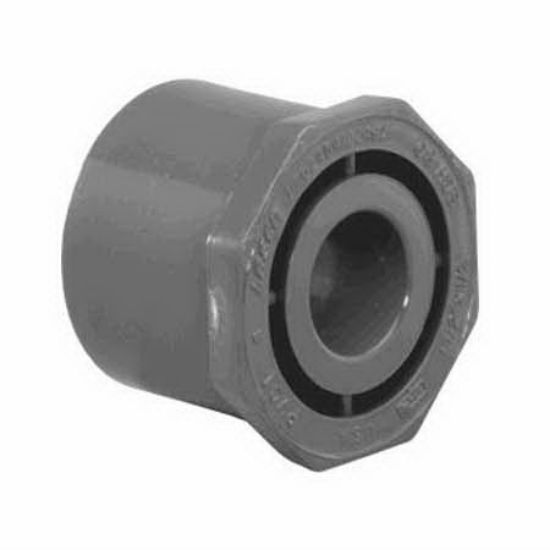 LASCO 2.5IN X 2IN Spigot X Skt Reducer Bushing Schedule 80 Gray Flush - 837-292