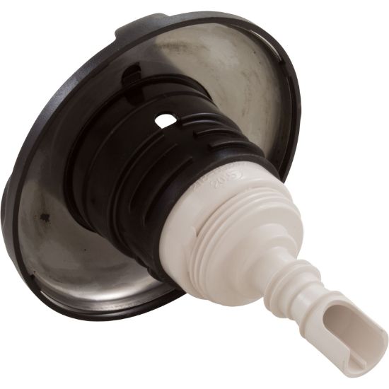 Waterway 4 3/8IN Twin Roto Poly Storm Spa Jet Black & Stainless - 229-0461S
