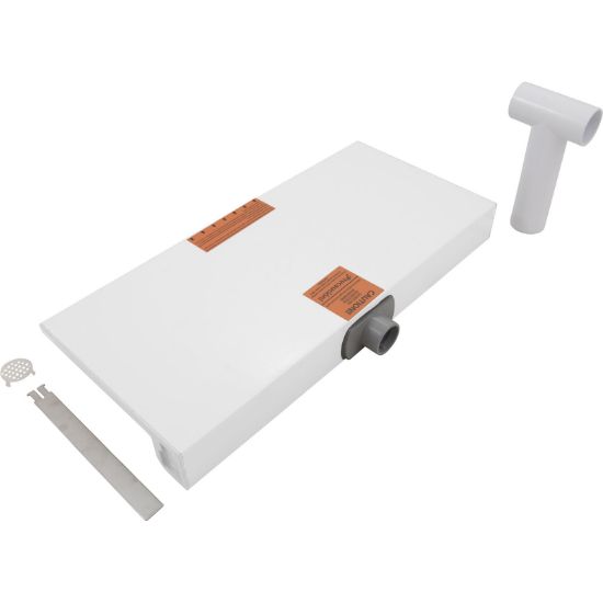 CMP 24IN Pool Waterfall (12IN Lip; Back Port) White - 25577-230-120