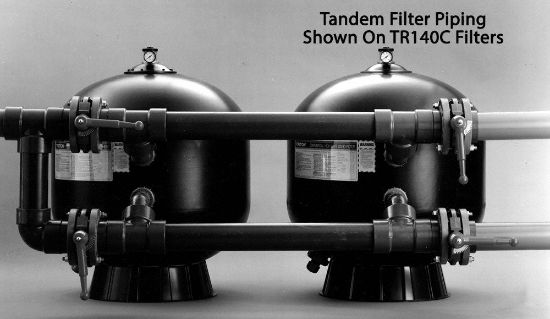 6-Inch Piping Kit For 2 TR100C Or TR140C Filters In-Ground Comm Sch 40 200 Gpm Includes Butterfly Valves Hardware Fittings Gaskets Pentair - 146404