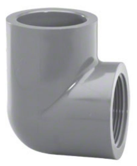 LASCO 2IN Skt X Fpt 90 Elbow Schedule 80 Gray - 807-020