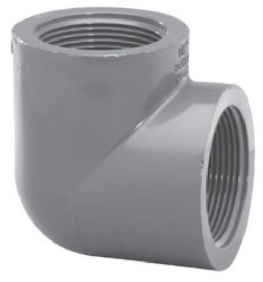 LASCO 2IN Fpt 90 Elbow Schedule 80 Gray - 808-020