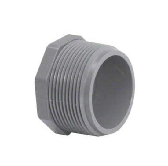 LASCO 2.5IN Mpt Plug Schedule 80 Gray - 850-025