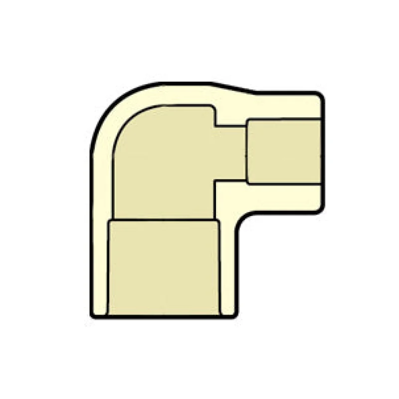 1-1/4" x 1" CTS CPVC 90 Degree Reducing Elbow 4106-168