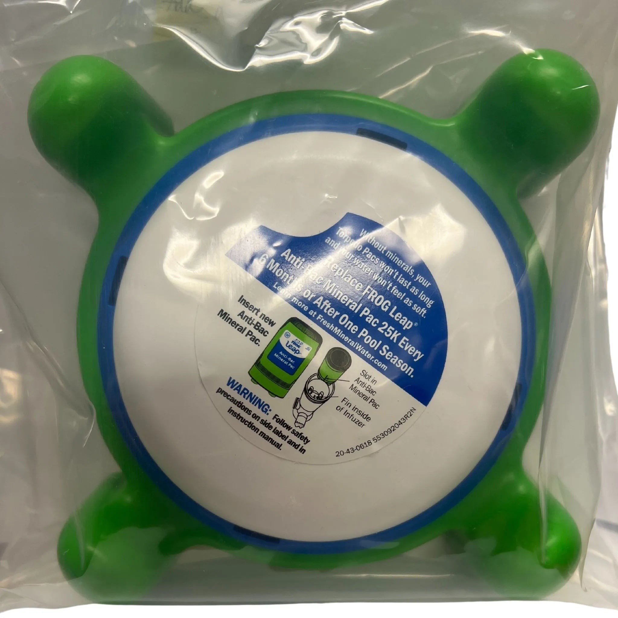 King Technology Cap w /O'Ring, 25K LEAP Frog System - Green